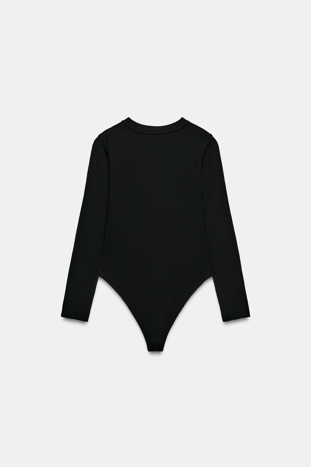 ZARA БОДИ С ДЛИННЫМИ РУКАВАМИ, ЧЕРНЫЙ