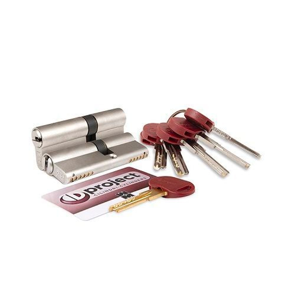 Цилиндровый механизм MOTTURA DPC1D4146 S3 (87 мм/36+10+41) 5+1кл никель /39495/