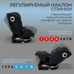 Автокресло Bubago Aspid / BG 170-2 (серый)