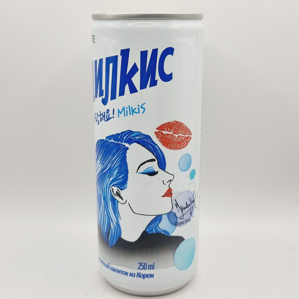 Lotte Milkis газированный молочный напиток Милкис оигинальный 250 мл, (Южная Корея)