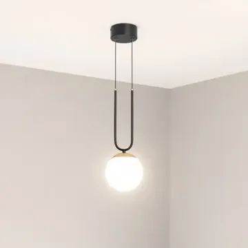 Подвесной светильник 10W 4000K 036526 чёрный/золото SP-BEADS-HANG-U-R130-10W Day4000 Arlight