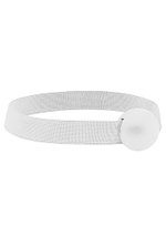 Кляп Elastic Ball White (Цвет: белый)