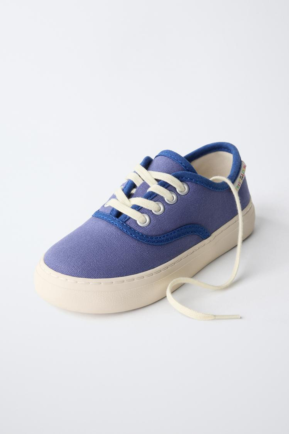 ZARA - FRUIT OF THE LOOM™ ТЕКСТИЛЬНЫЕ КЕДЫ, СИНИЙ