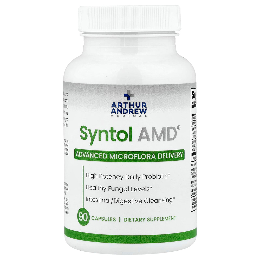 Arthur Andrew Medical, Syntol AMD®, улучшенная система доставки микрофлоры, 90 капсул