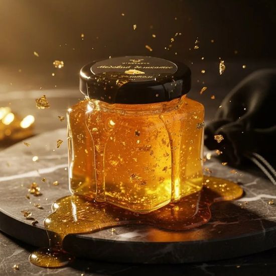 Медовый деликатес с золотом "Golden Delicacy", 80 г