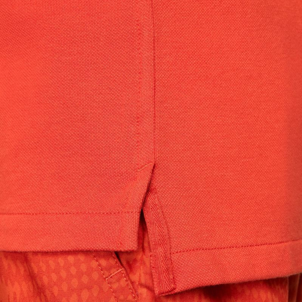 Теннисное поло Nike Polo Dri-Fit Heritage Slim2 - rust factor - Orange