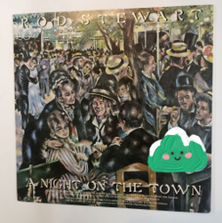 Винтажная виниловая пластинка LP Rod Stewart A Night On The Town (USA 1976)