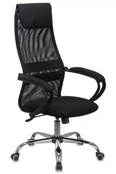 Кресло эргономичное Бюрократ CH-B601SL черный TW-01 3C11 сетка/ткань крестов. металл хром