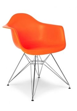 стул EAMES DAR, оранж, оранжевый