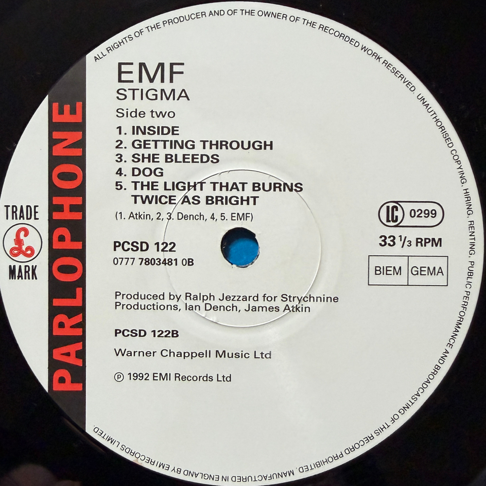 EMF ‎– Stigma (Европа 1992г.)