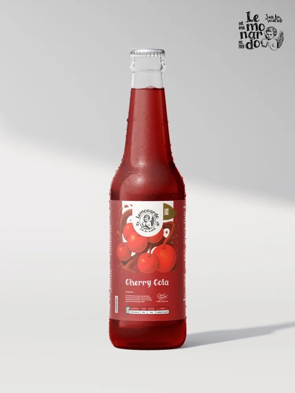 Лимонад Cherry Кола "Lemonardo", 330 мл