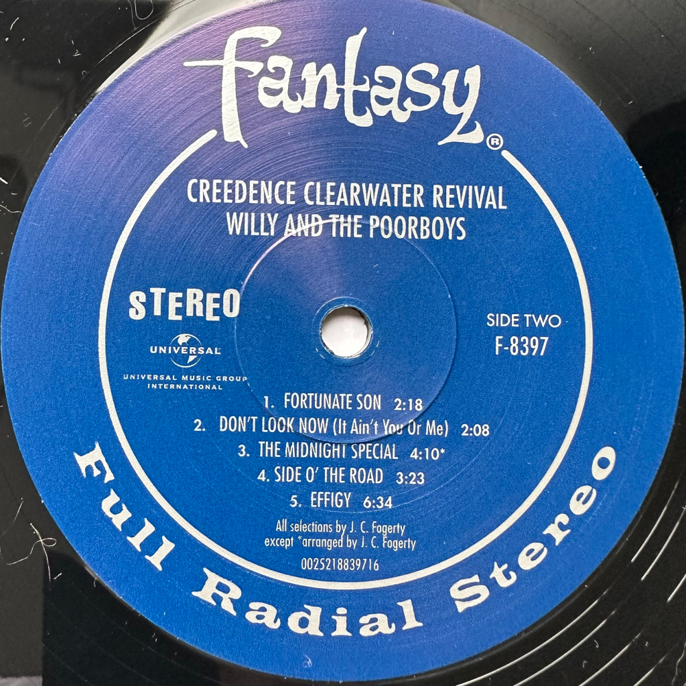 Creedence Clearwater Revival - Willy And The Poor Boy (Европа 2008г.)