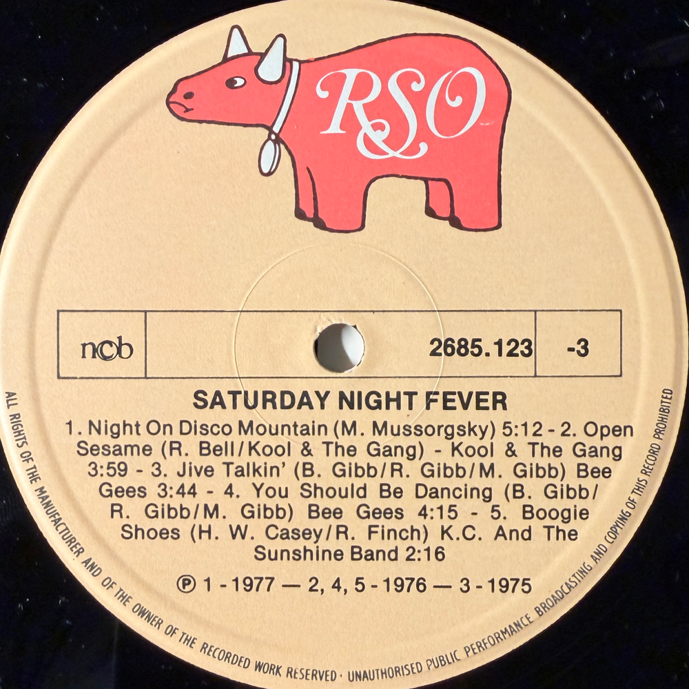Saturday Night Fever - The Original Movie Sound Track 2LP (Скандинавия 1978г.)