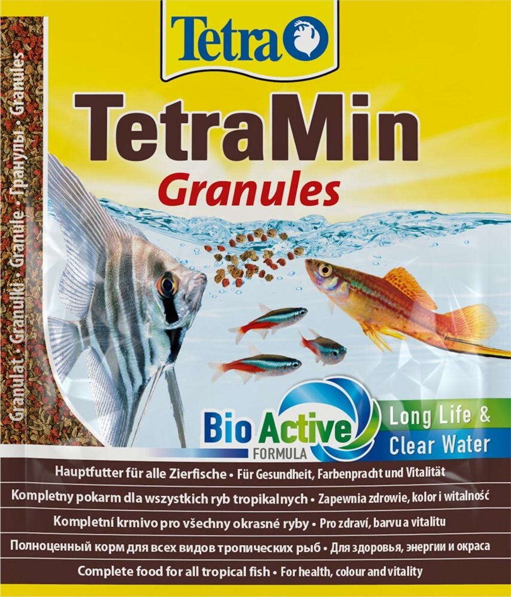 TetraMin Granules корм для всех видов рыб в гранулах 15 г (sachet)