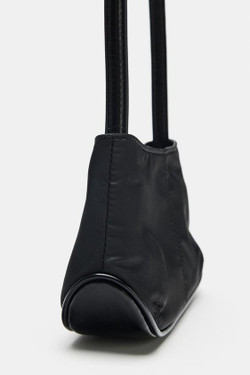 ZARA МИНИ-СУМКА С ПЛЕЧЕВЫМ РЕМНЕМ, ЧЕРНЫЙ