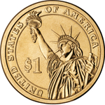 1 доллар Президенты США 40 штук 2007-2020 гг. (двор P)