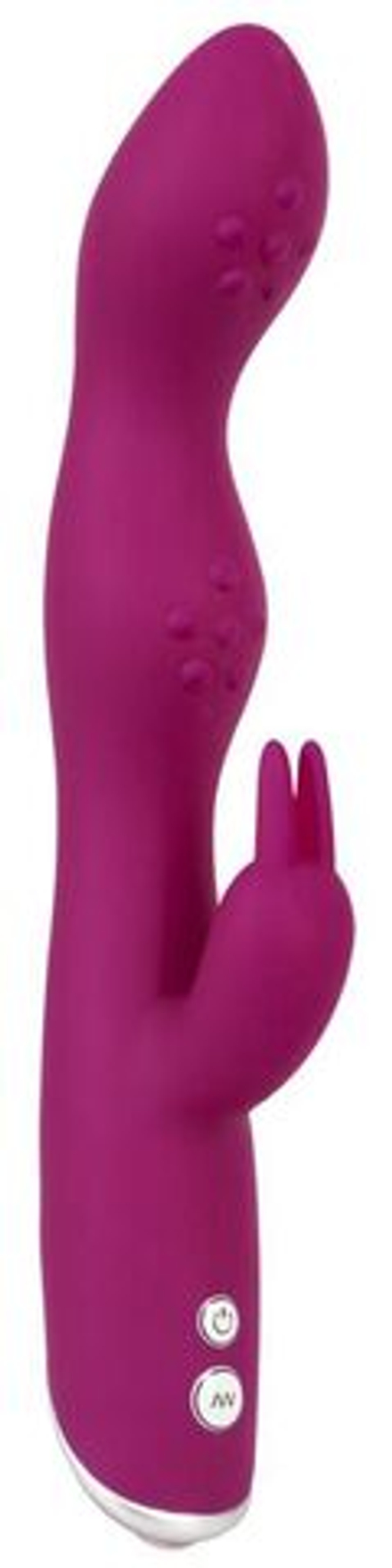 Фиолетовый вибратор A   G-Spot Rabbit Vibrator для стимуляции зон G и A - 23,6 см.