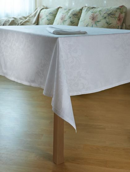 Скатерть 180 и 8 салфеток EmilioGatti Florida Bianco