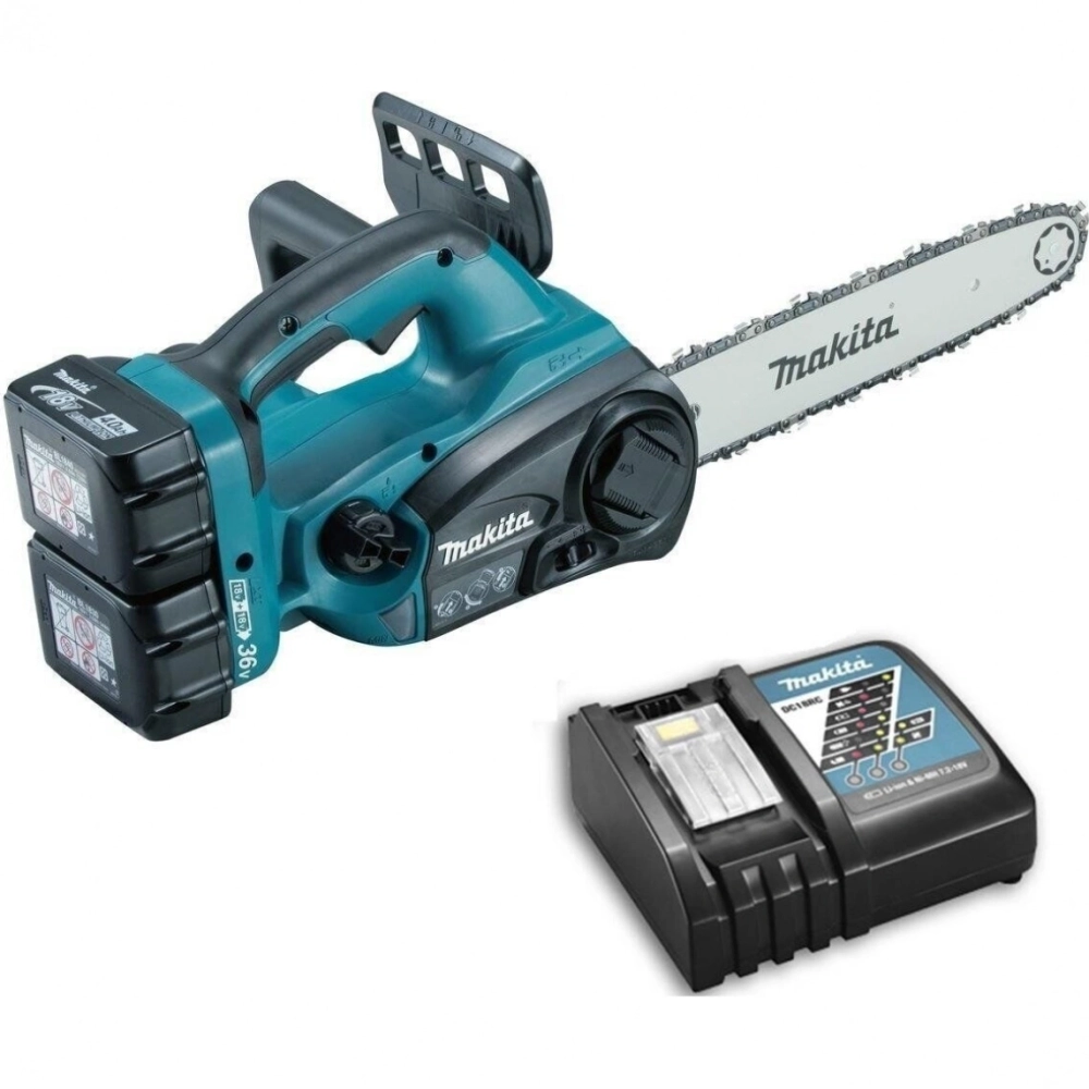 Пила цепная аккумуляторная Makita DUC302RF2 шина12" (30cm), 2 аккум. 3Ач ЗУ