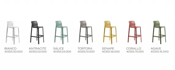 Барный стул Net Stool 75 см горчичный
