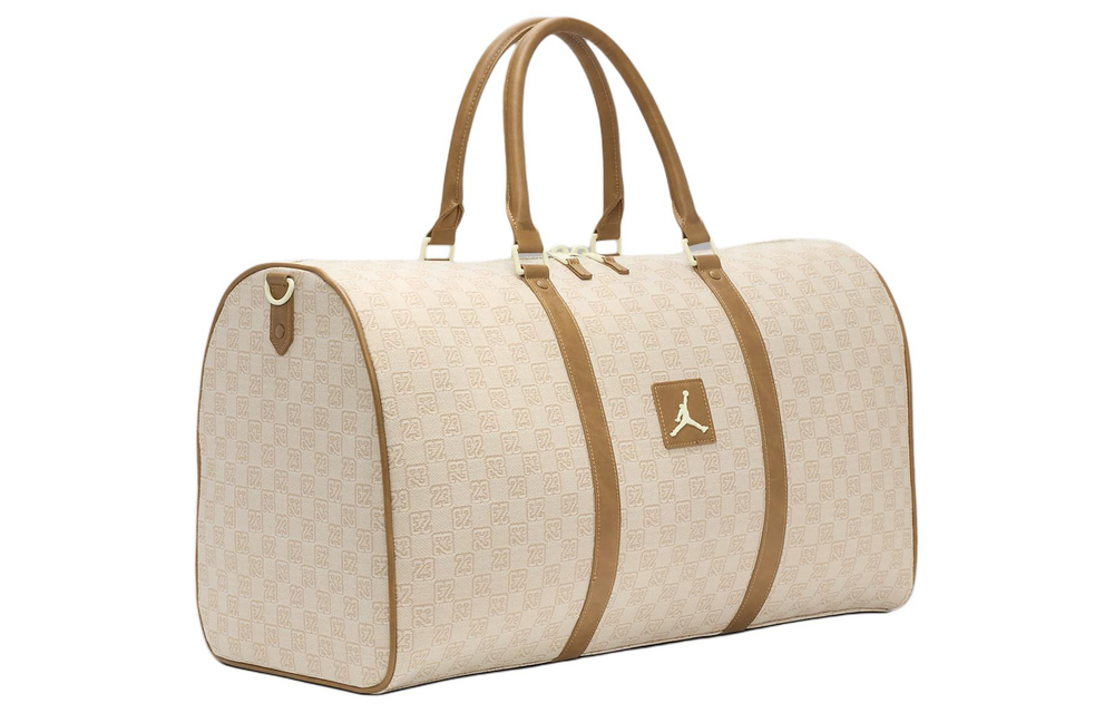 Jordan Polyester One Shoulder Handbag, Travel Bag Regular Unisex Coconut Milk