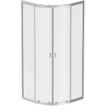 Душевой уголок AM.PM X-Joy Twin Slide 80х80 W88G-205-080MT64 профиль Хром матовый стекло прозрачное
