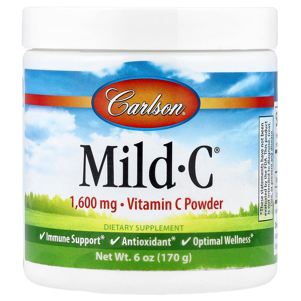 Carlson, Mild-C®, витамин C в порошке, 170 г (6 унций)
