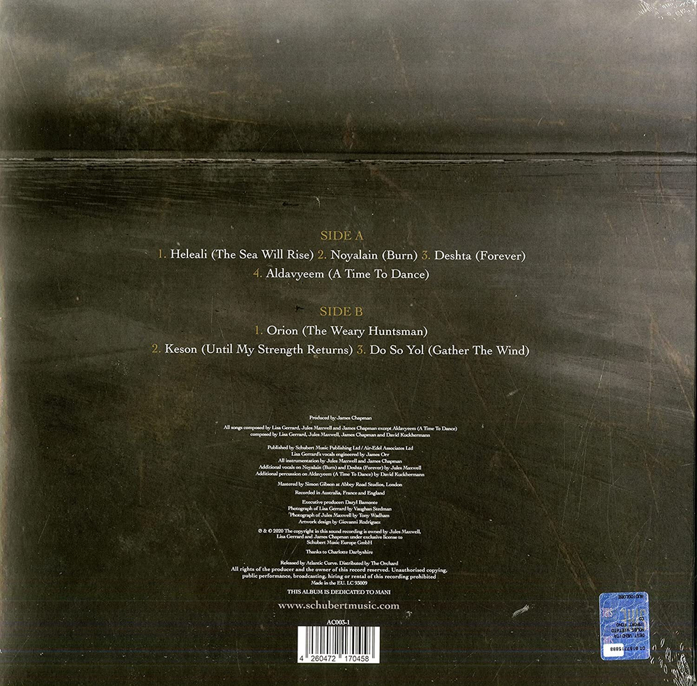 Lisa Gerrard & Jules Maxwell — Burn (LP)