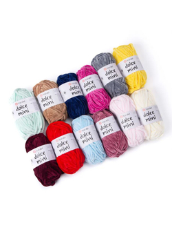 Дольче Мини (Dolce Mini) пряжа YarnArt 100%микрополиэстер 12х30г/32м набор B