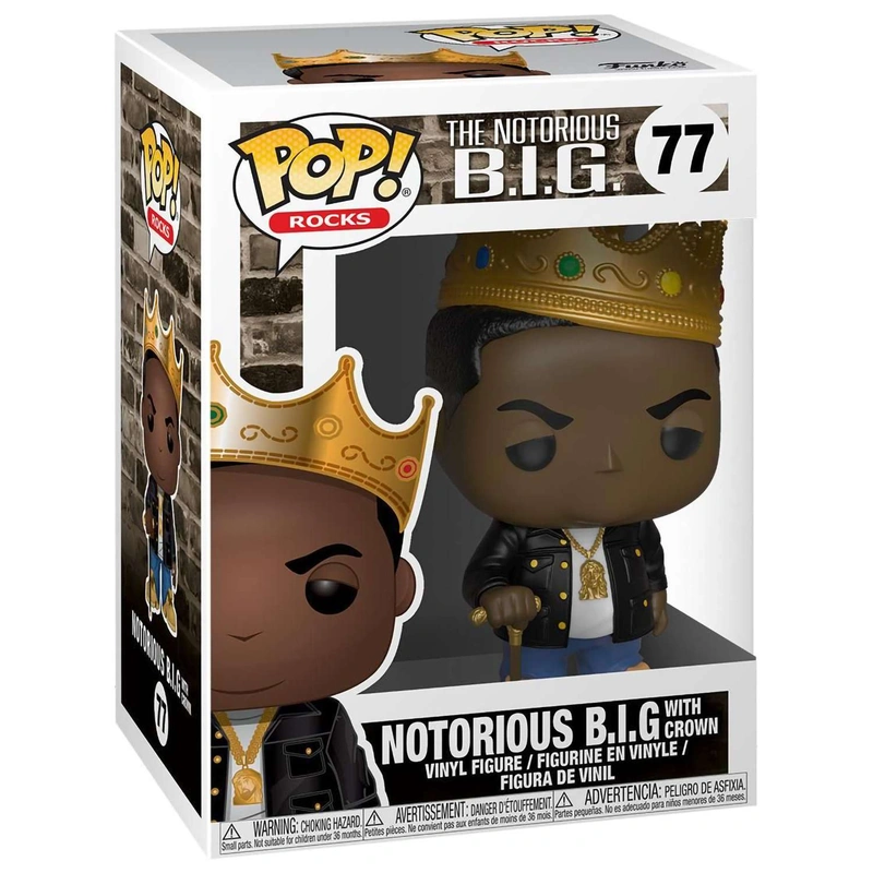 Funko POP! Notorious B.I.G.: Notorious B.I.G. with Crown (77)