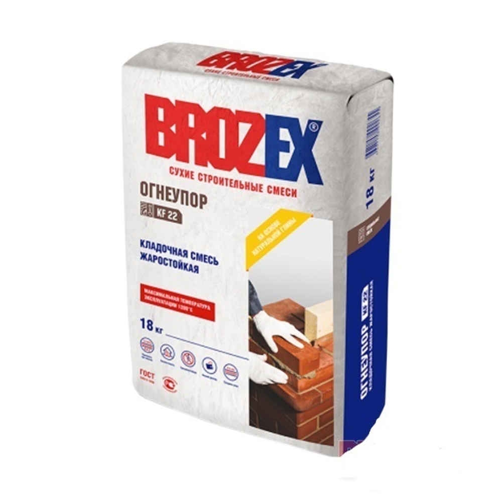 Смесь кладочная Огнеупор BROZEX