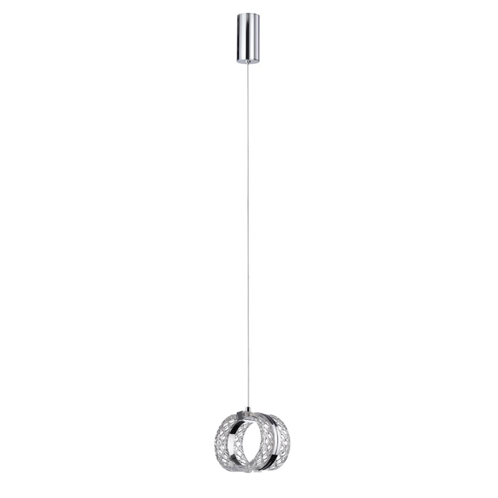 5029/8L L-VISION ODL24 000 хром/металл/акрил Подвес LED 8W 4000K 448лм MIRAGE