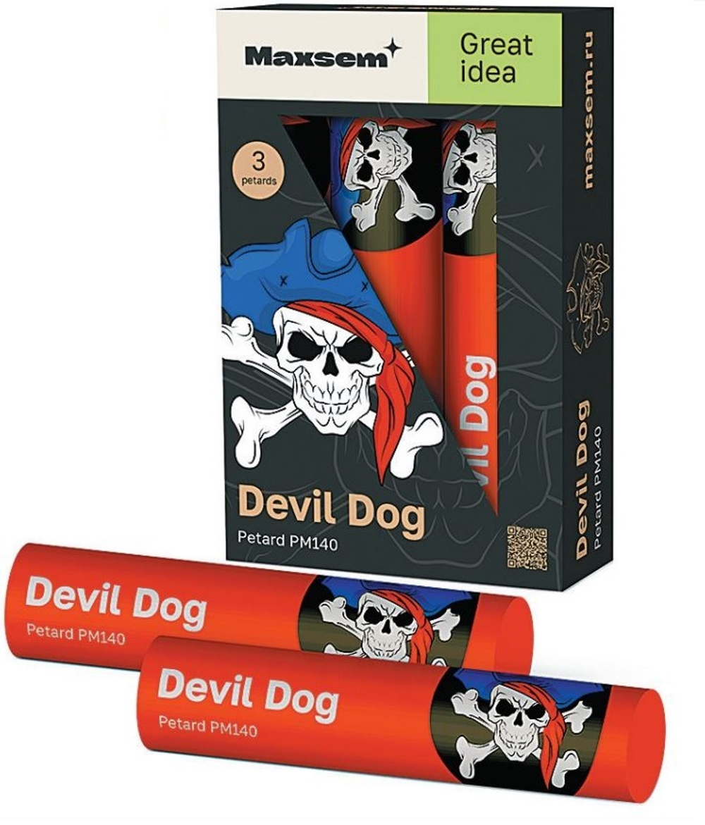 Петарды фитильные "Devil Dog" PM140 к-т3 шт