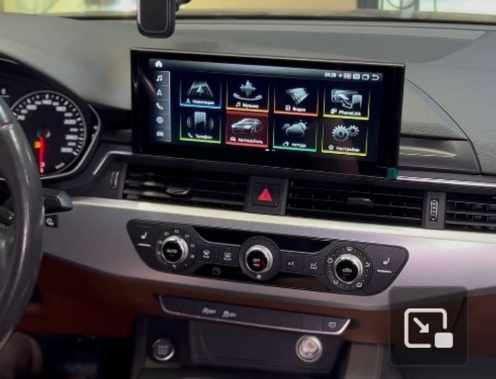Магнитола для Audi A4 (B9), A5 (F5) 2016-2020 - Parafar PF1214Fa128/128 монитор 10.25" на Android 12, Быстрая, CarPlay, 4G SIM-слот