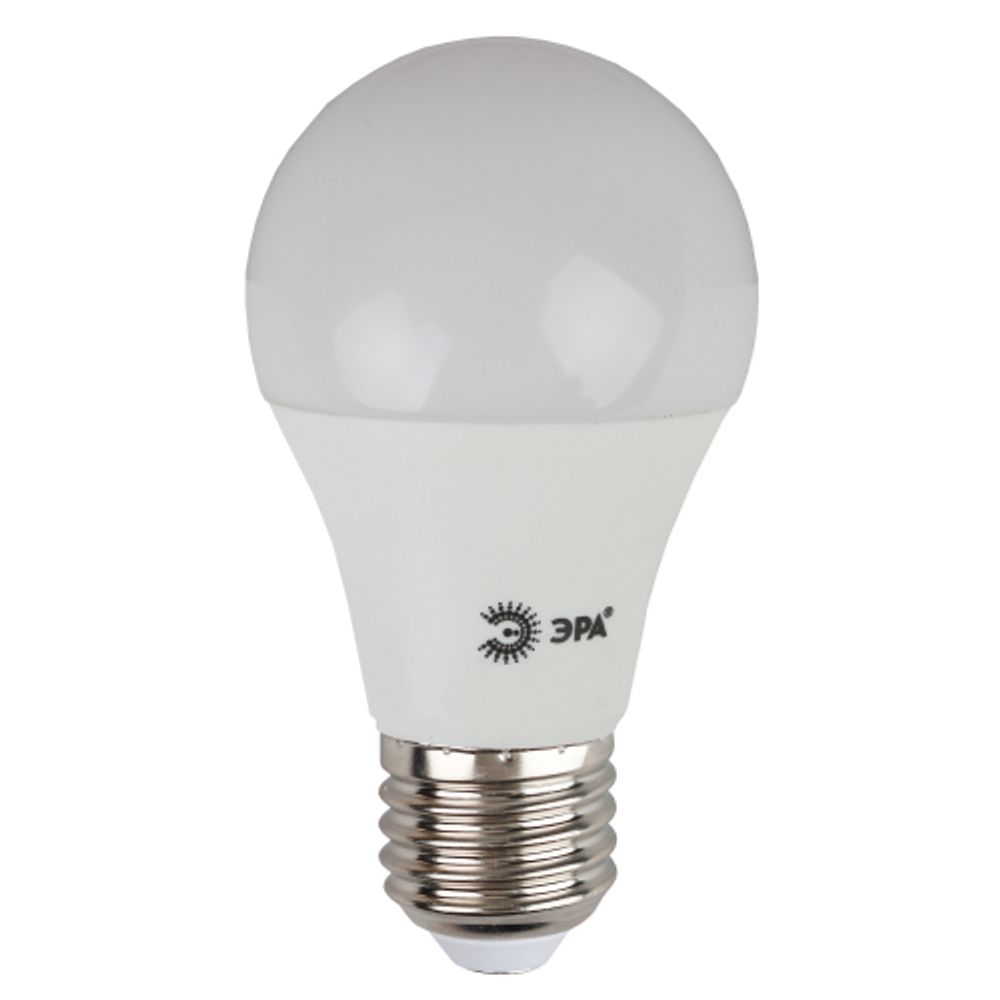 Лампа светодиодная ЭРА RED LINE ECO LED A60-10W-827-E27 10Вт груша теплый белый свет Е27 | Лампы cветодиодные Груша (A)
