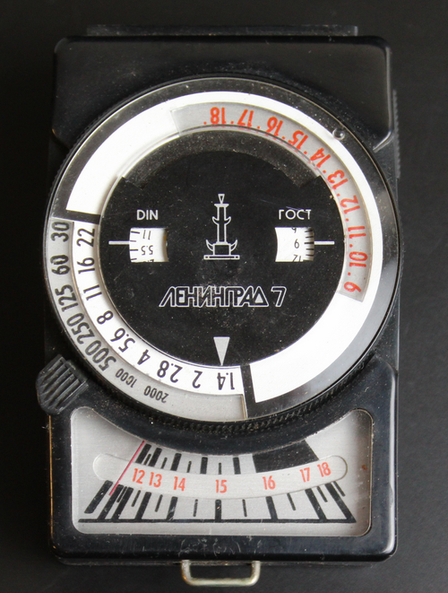 Фотоэкспонометр СССР 1979 г. Ленинград 7. Знак качества. В футляре XF