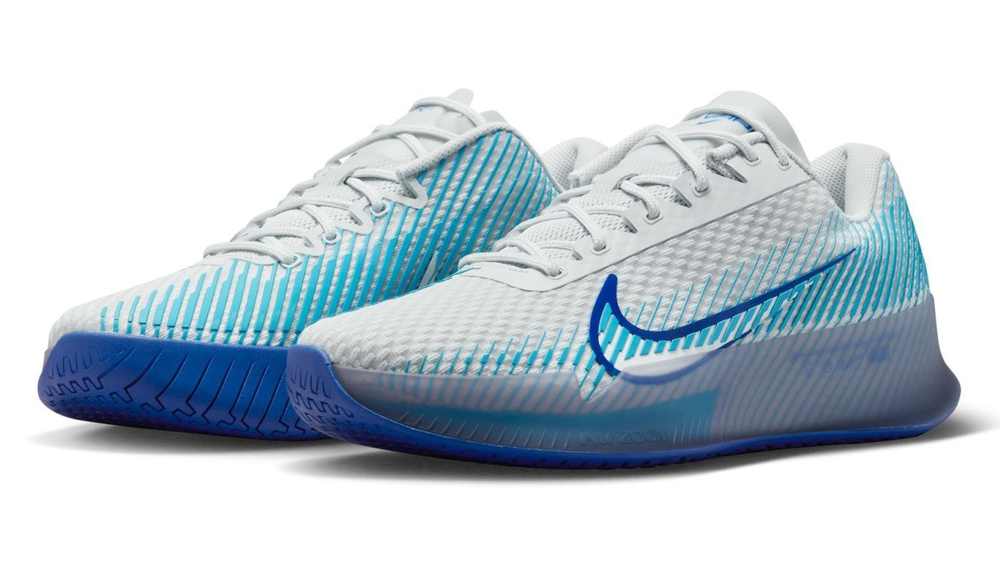 Мужские кроссовки теннисные Nike Zoom Vapor 11 - photon dust/game royal/baltic blue