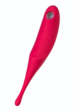 Красный вакуум-волновой стимулятор клитора Satisfyer Twirling Pro (Цвет: красный)