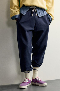 ZARA - FRUIT OF THE LOOM™ ХЛОПКОВЫЕ ДЖОГГЕРЫ, ТЕМНО-СИНИЙ