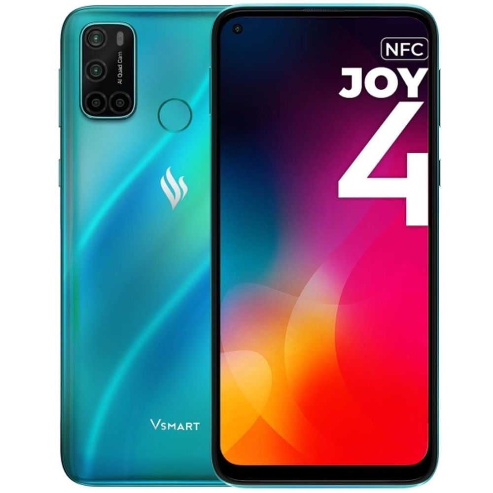 Смартфон Vsmart Joy 4 4G+64G FV441AEGNERUS бирюзовый Смартфон Vsmart Joy 4 4G+64G FV441AEGNERUS бирюзовый