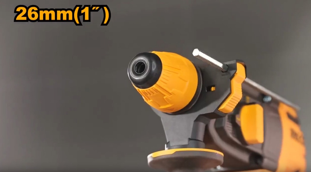 Аккумуляторный бесщеточный перфоратор SDS-Plus INGCO CRHLI262085 INDUSTRIAL 20 В 2.5 Дж 2x4 Ач