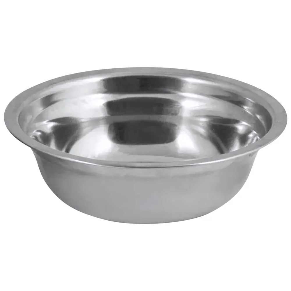 Миска Bowl-15, объем 0,5 л, с расширенными краями, из нерж стали, зеркальная полировка, ди