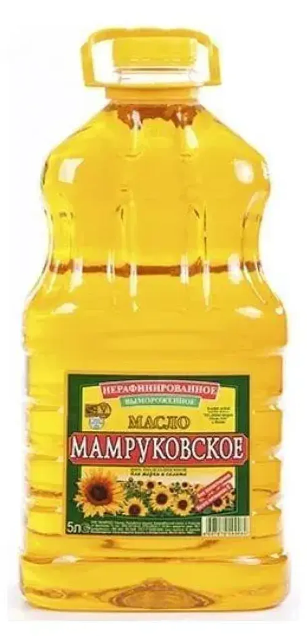 Масло подсолнечное Мамруковское рафин 5л