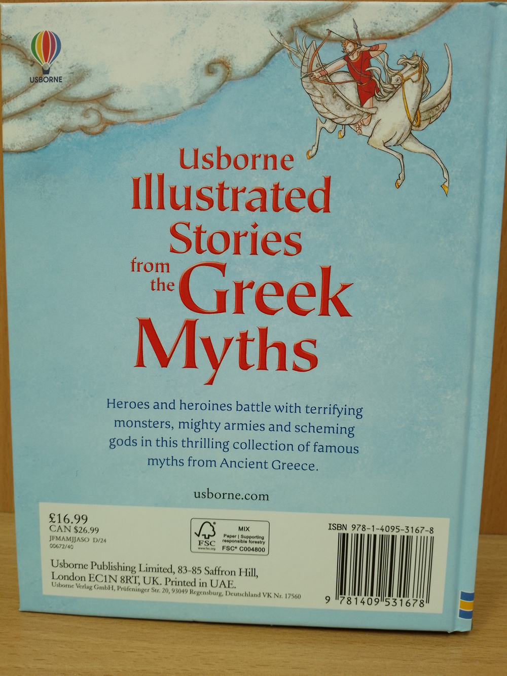 Illustrated Stories from the Greek Myths (HB)