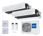 Мульти сплит-система Haier на 2 комнаты (35+35 кв.м.) канальные