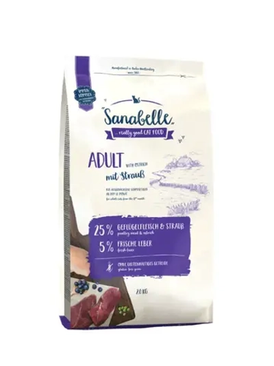 Сухой для кошек Adult (страус) 2кг