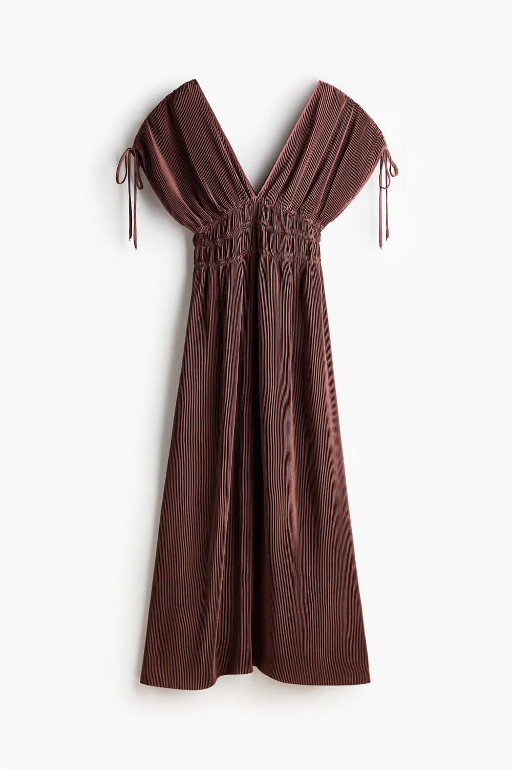 Платье со шнурками на плечах - H&M