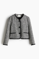 Короткий жакет из буклированной ткани - H&M