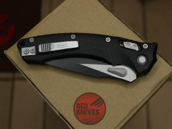 Нож Microtech Amphibian G10 Black - черная рукоять G10, клинок черный