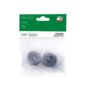 Упор дверной AJAX DSF-30/25 BL черный /61293/